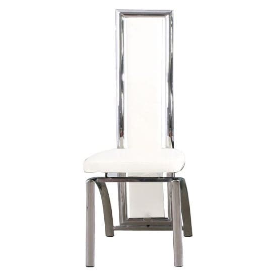 Axton Large Extending Grey Dining Table 6 Chickasha White Chairs