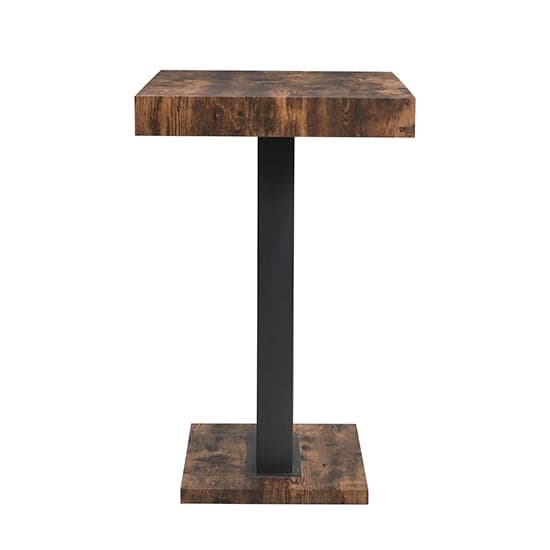 Cortina Wooden Bar Table In Rustic Oak