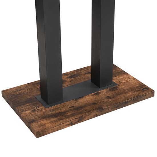Cortina Wooden Bar Table In Rustic Oak