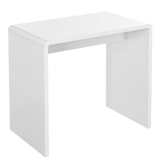Glassboro High Gloss Bar Table Rectangular In White