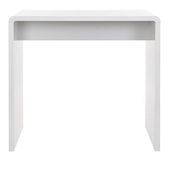 Glassboro High Gloss Bar Table Rectangular In White