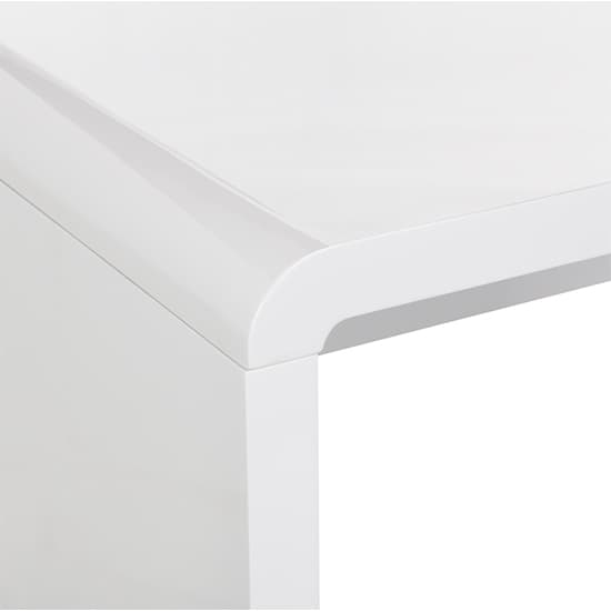 Glassboro High Gloss Bar Table Rectangular In White