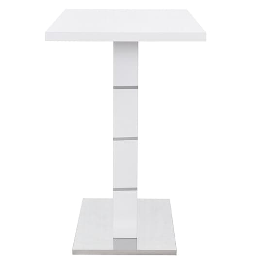 Parker High Gloss Bar Table Rectangular In White