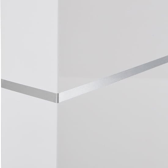 Parker High Gloss Bar Table Rectangular In White