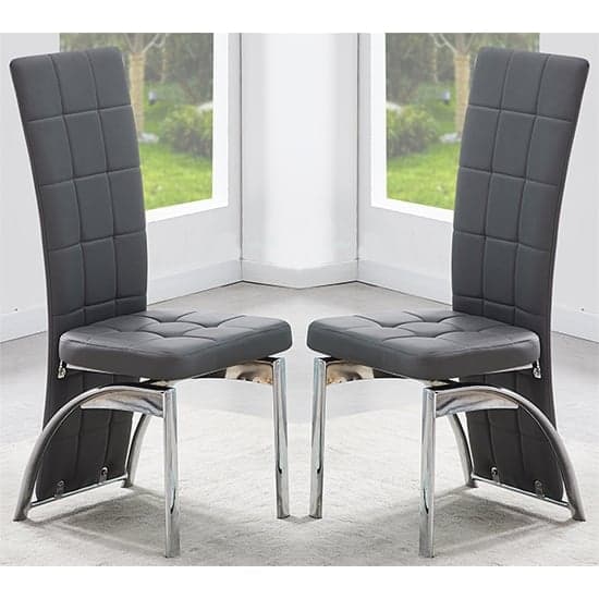 Parker Small Extending Magnesia Dining Table 6 Riverton Grey Chairs