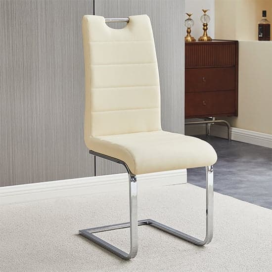 Zurich Glass Dining Table In Oak Base 6 Petersburg Cream Chairs