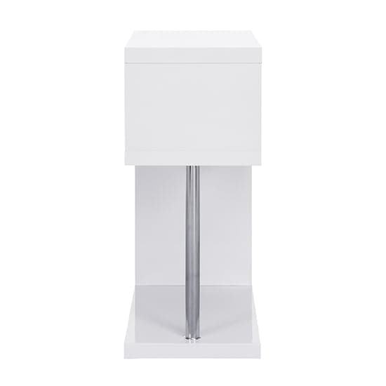 Albany High Gloss 3 Tiers Shelving Unit In White