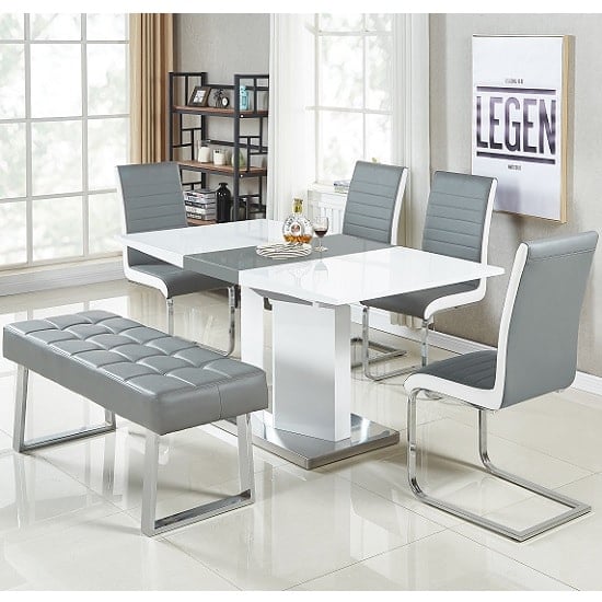 Belmont Small Extending Dining Table Sylvania Chairs And Bench