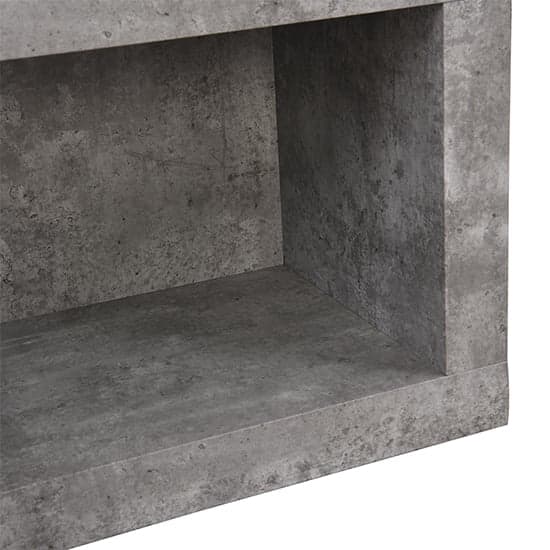 Lynn Wooden Coffee Table In Concrete Effect