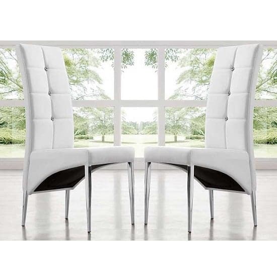 Parker Large Extending Magnesia Dining Table 6 Versilia White Chairs