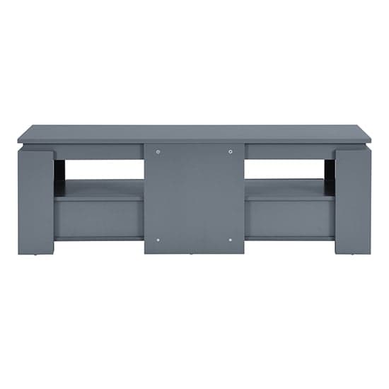 Portal Wooden TV Stand With 2 Drawers In Grey