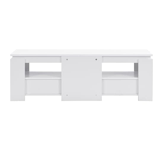 Portal Wooden TV Stand With 2 Drawers In White