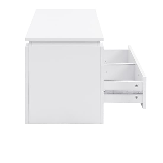 Portal Wooden TV Stand With 2 Drawers In White